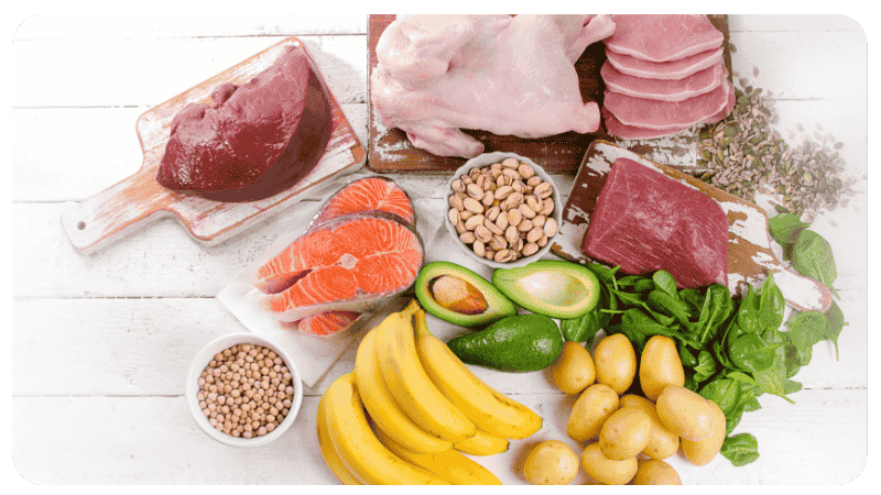 Naturliga källor till vitamin B6 för hjärnans och immunförsvarets hälsa.